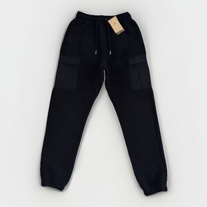 Nike Jordan Flight Men's High-Pile Fleece cargo Pants Black Size XS FV7450-010